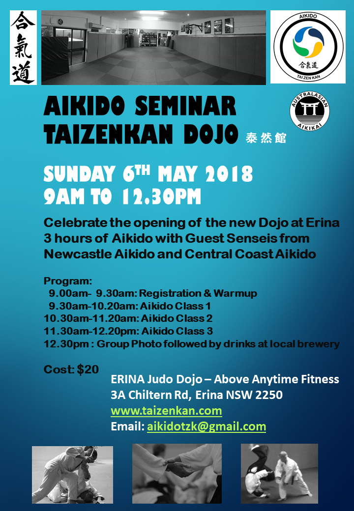 Aikido TAIZENKAN DOJO opening event